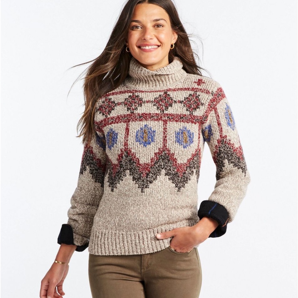 LL Bean Fair Isle Sweater
